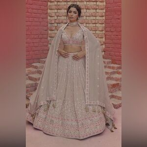 Elegant Embroidered Lehenga Set